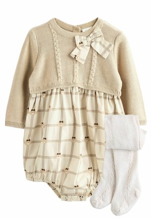 BLOOMER REGULAR FIT SET - Buksedragter - beige cream bear print