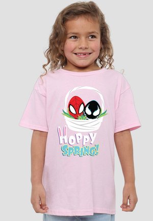 Marvel SPIDERMAN HOPPY SPRING X-MEN - T-Shirt print - pink