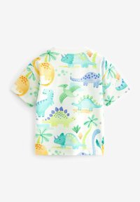 Next SHORT SLEEVE CHARACTER 3 PACK - Triko s potiskem - blue yellow dinosaur