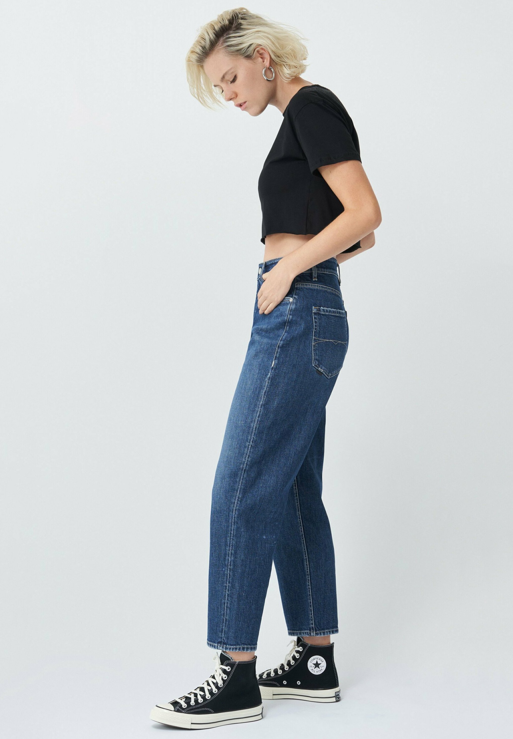 Salsa BOYFRIEND - Jean droit - Blue 