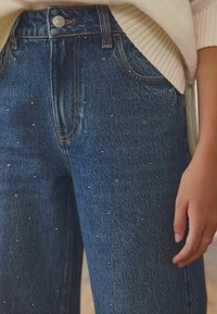 Next EMBELLISHED WIDE LEG - Laisvo kirpimo džinsai - dark blue