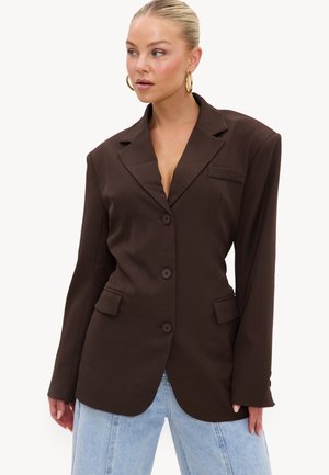 LOAVIES, WHIMSICAL FANTASY - Blazer - brown dark solid