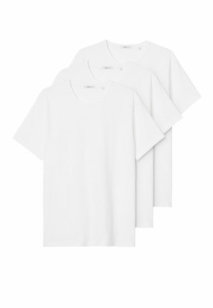 CORE ROUNDNECK 3-PACK - T-shirt - bas - white