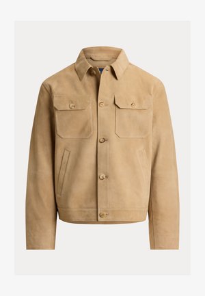 Polo Ralph Lauren, THE ASHDALE SUEDE SHACKET - Giacca leggera - cafe tan suede