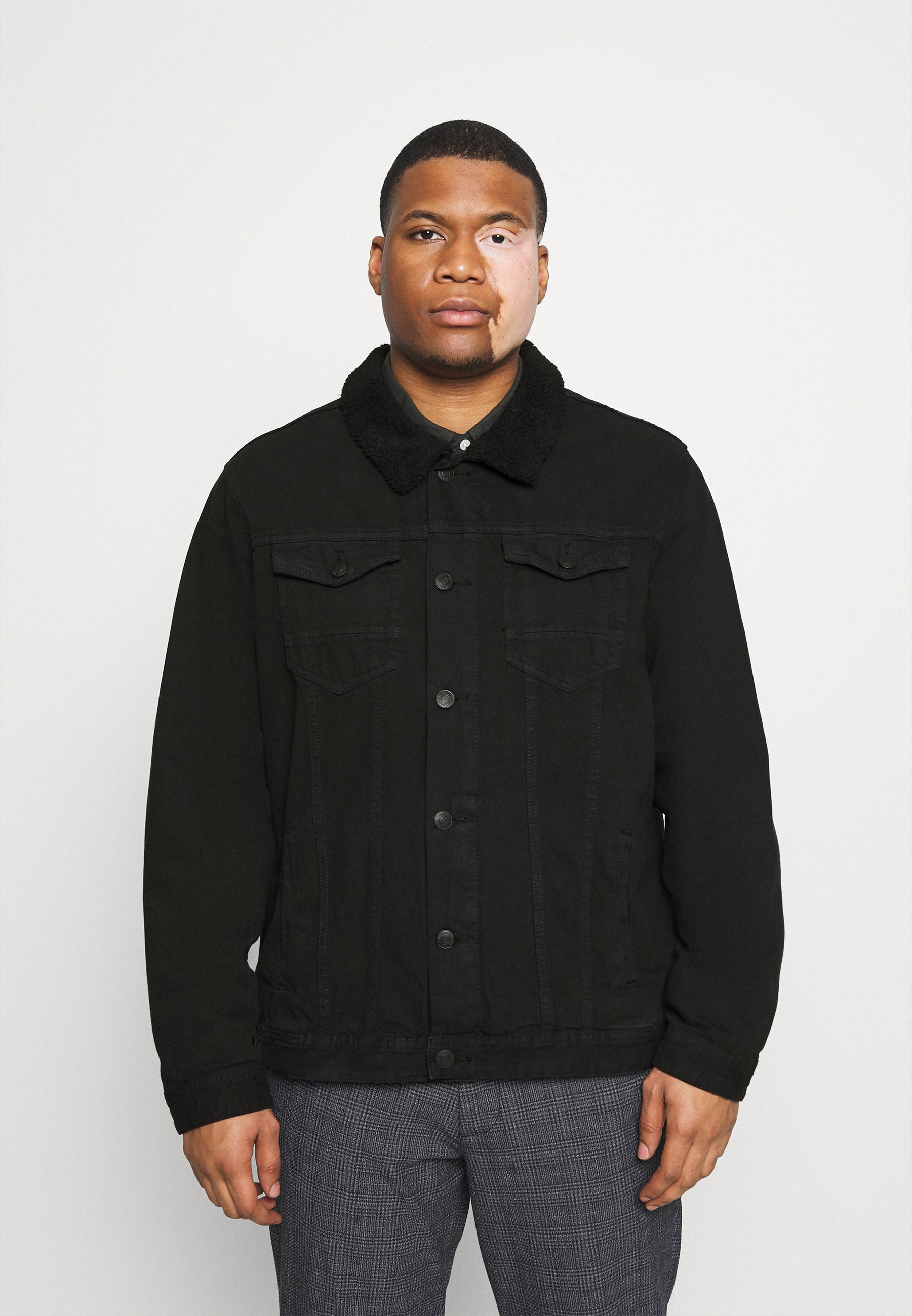 black denim jacket 4xl