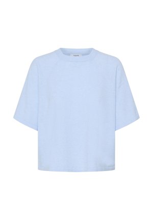 b.young, BYXMARSINE SHORT SLEEVE - T-shirt basic - cashmere blue melange