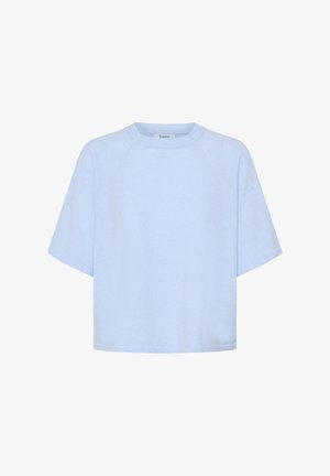 b.young, BYXMARSINE SHORT SLEEVE - T-shirt basic - cashmere blue melange