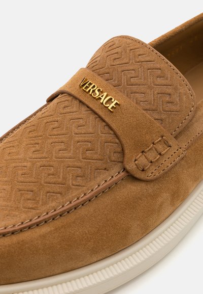 Versace Moccasins - tobacco/gold