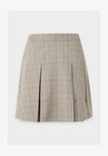 FRONT PLEAT CHECK A LINE SKIRT - Minijupe - multi-coloured