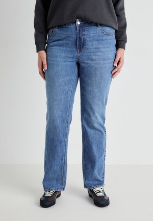 VMCTESSA STRAIGHT  - Relaxed fit jeans - medium blue denim