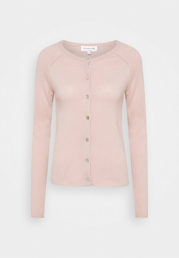 LAICA O NECK CARDIGAN - Cardigan - vintage powder