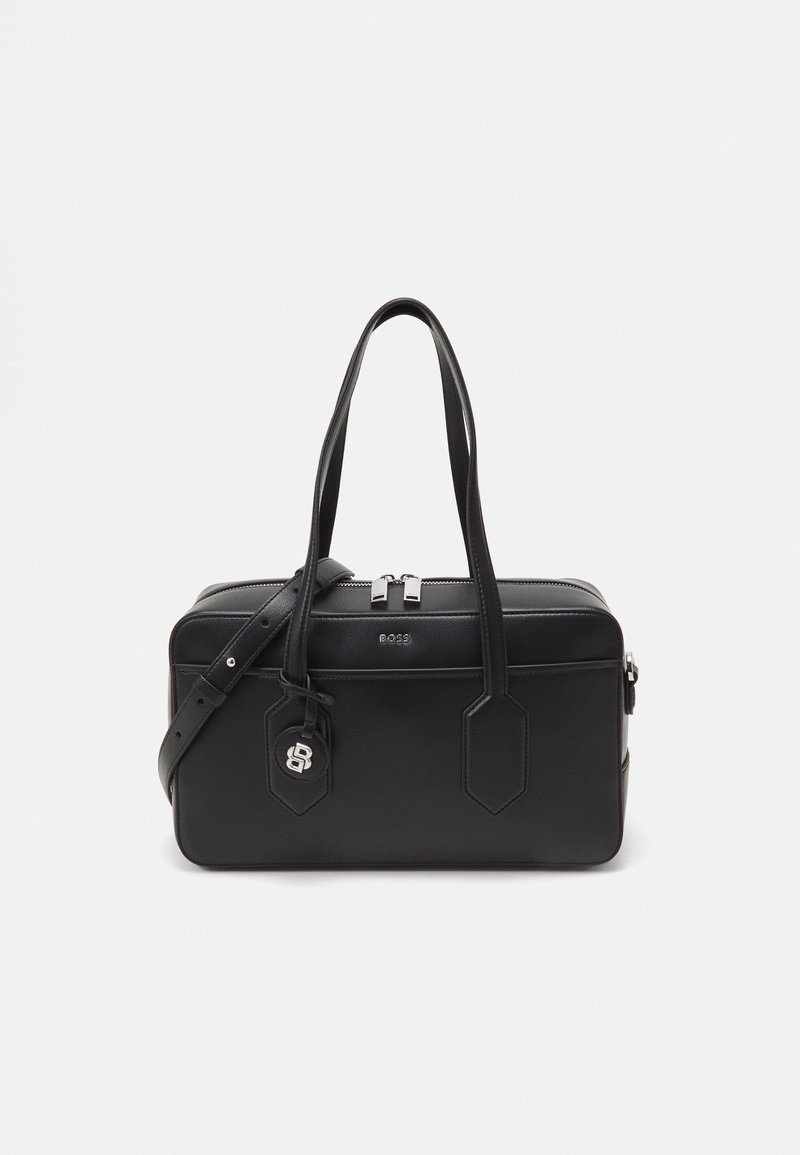 BOSS Liriel Crossbody MG Black - Borsa A Tracolla Compatta 20x15 Cm, In Poliuretano Riciclato