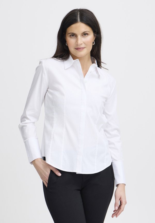 FRZASHIRT - Button-down blouse - blanc de blanc