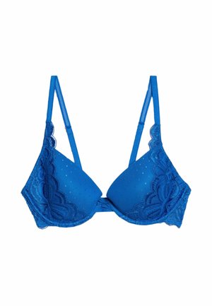 AMELIA PLUNGE  (A-E) - Underwired bra - blue