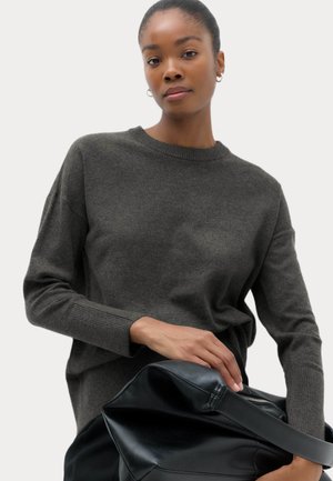 Marks & Spencer, AIR LONGLINE JUMPER.. - Striktrøje - dark grey
