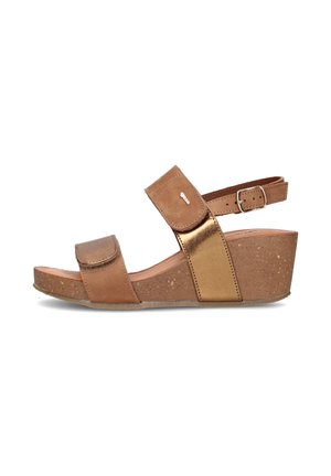 IGI&CO, 1199022 - Sandali con plateau - cognac