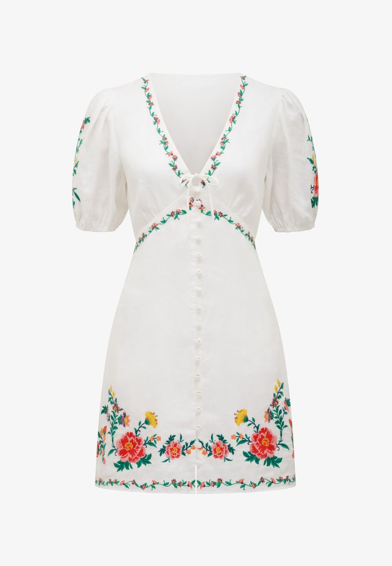 Forever New VEANNE EMBROIDERED - Day dress - white - Zalando Forever New VEANNE EMBROIDERED - Day dress - white - Zalando