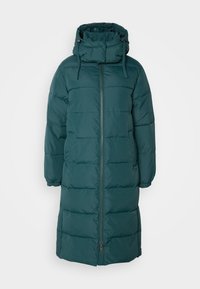LONG LINE PUFFER - Žieminis paltas - cypress green