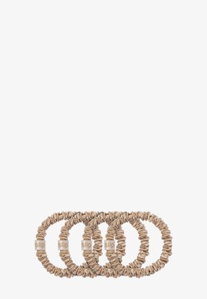 Slip PURE SILK SKINNY SCRUNCHIES - Haar-Styling-Accessoires - light brown