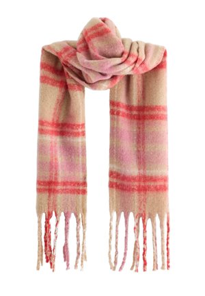 WITH FRINGES - Šála - dusty pink
