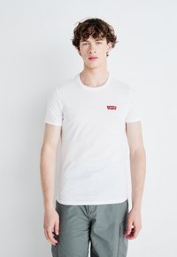 Levi's® GRAPHIC TEES 3 PACK - Pamata T-krekls - white/medium heather grey/caviar