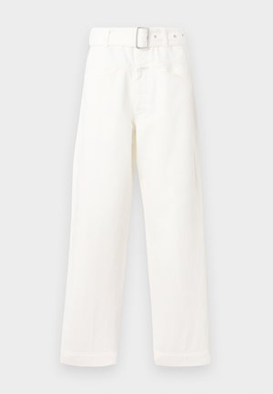 Džinsi ar platām starām - ivory
