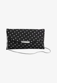 Unselected, black/white polka dot