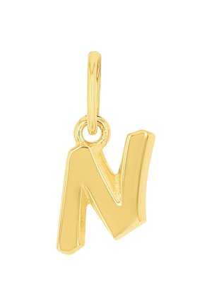 LETTER N - Hanger - gold coloured