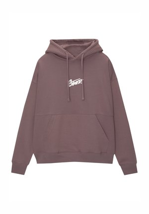 Sweat à capuche - bordeaux