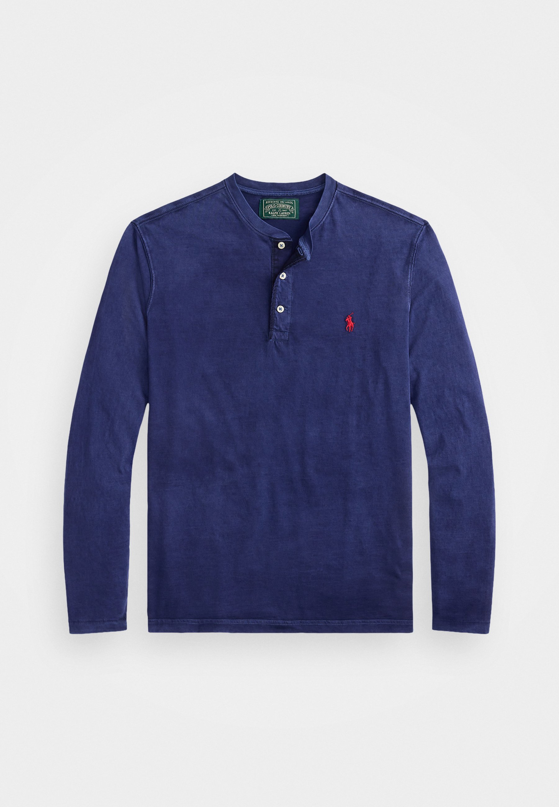 Polo Ralph Lauren SLUB JERSEY HENLEY SHIRT - Langarmshirt - cruise