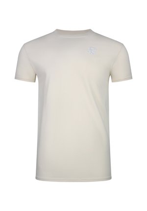 SIKSILK, ESSENTIALS - Basic T-shirt - ecru