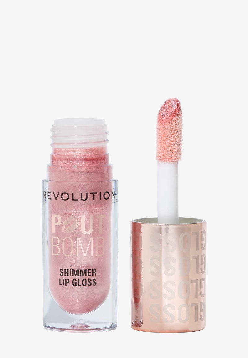 Makeup Revolution - REVOLUTION POUT BOMB SHIMMER GLOSS - Lucidalabbra - shine pink, Ingrandire