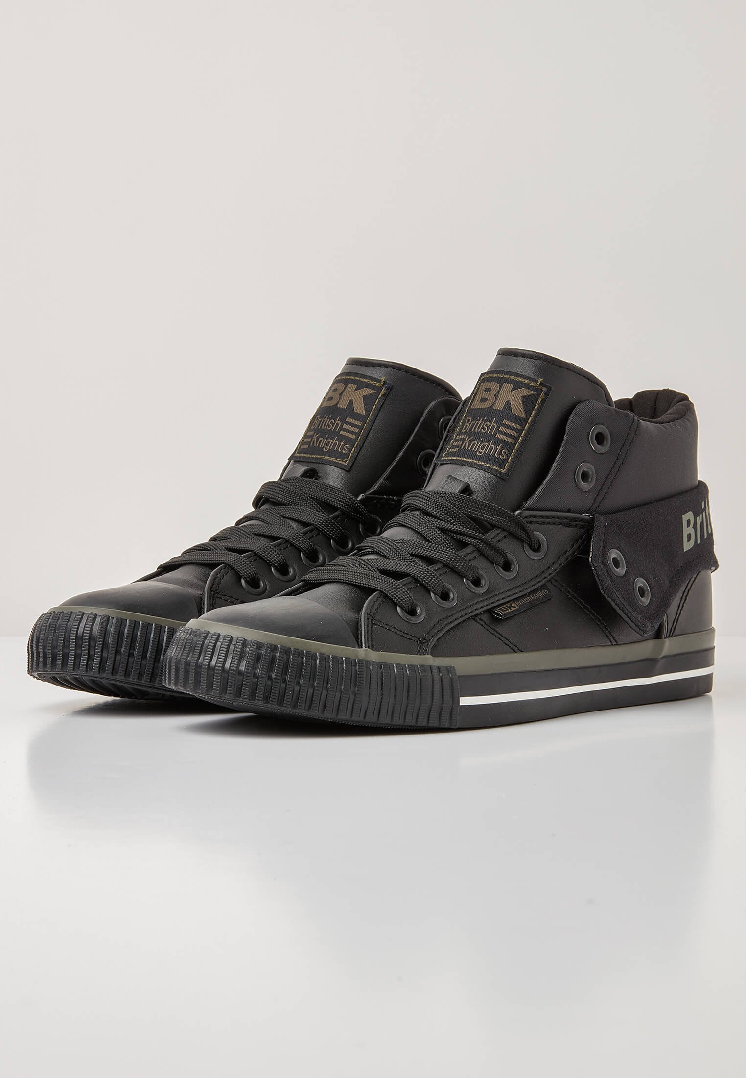 British Knights ROCO - Sneakers laag - black/khaki/black/Zwart - Zalando.nl