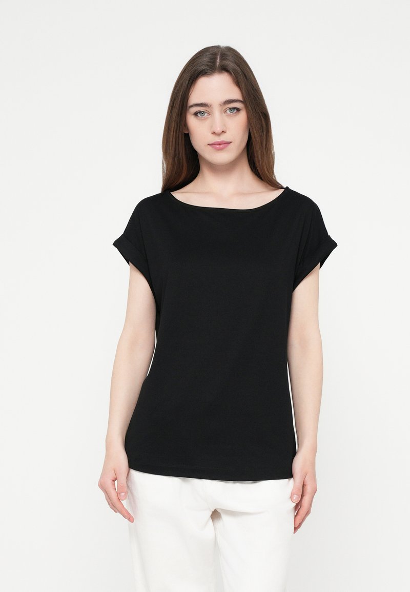 seidensticker T-shirt basic zwart