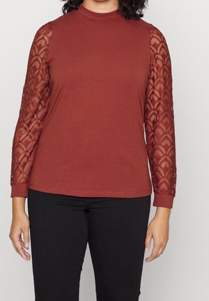 Maglietta a manica lunga - bordeaux