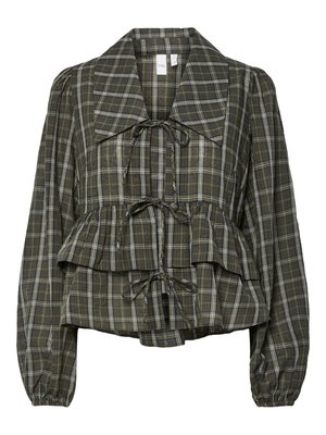 YAS YASCINNA TIE - Blusa - forest night