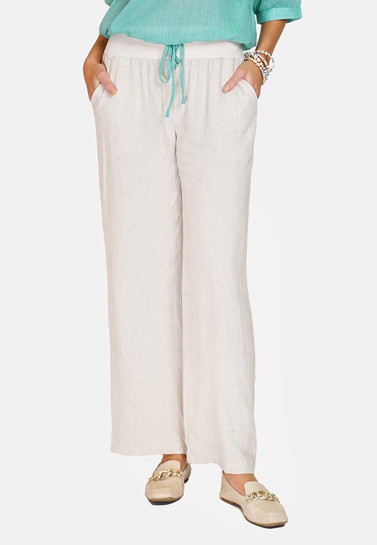 Le Jardin Du Lin Broek crème