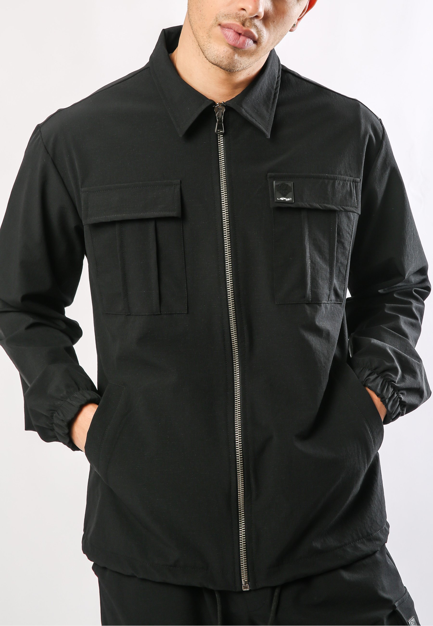 Uomo URBAN-TIGER NYLON POLY STRETCH SHACKET - Giacca leggera Uomo URBAN-TIGER NYLON POLY STRETCH SHACKET - Giacca leggera