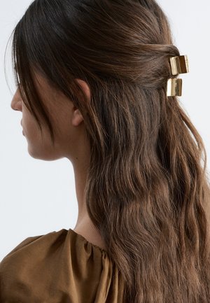 & OTHER STORIES, & OTHER STORIES MINI HAIR CLIPS 2PACK - Accessori capelli - gold