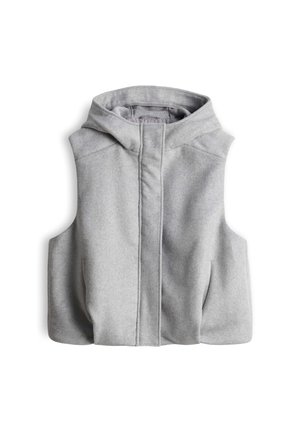 OPUS, RELAXED FIT HOODED SHAPE - Waistcoat - hazy fog melange