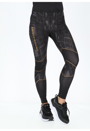RACE TIGHTS W - Leggings - Trousers - black charcoal