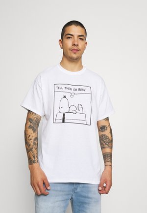 SNOOPY GRAPHIC TEE - T-shirt con stampa - white