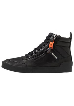S-DVELOWS MID - Kõrge servaga tossud - black