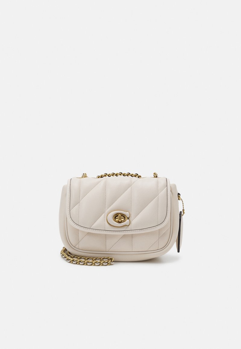 Coach QUILTED PILLOW MADISON SHOULDER BAG Handbag chalk/offwhite