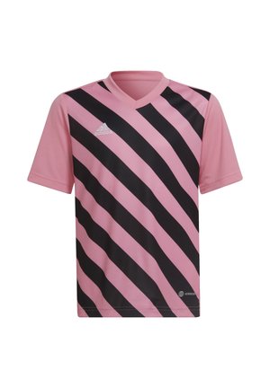ENTRADA UNISEX - T-shirt med print - semi pink glow/black
