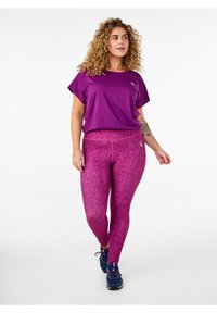 Active by Zizzi 7/8- MIT ANIMAL - Punčochy - charisma aop