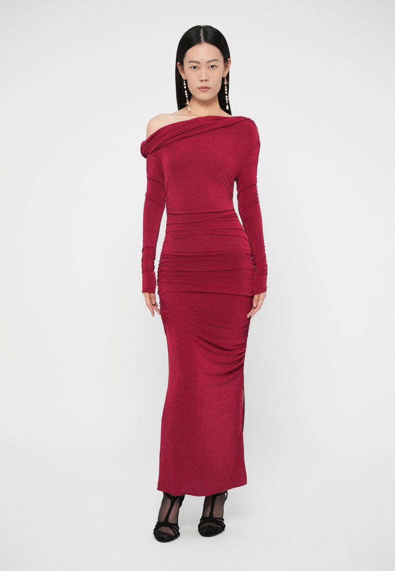 Anna October LORAINE MIDI DRESS - Maxi dress - berry/bordeaux