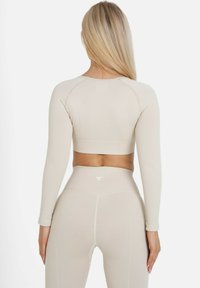 SQUATPROOF LONG SLEEVE RETAINED SEAMLESS  - Maglietta a manica lunga - beige