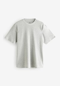 Next SHORT SLEEVE SET - REGULAR FIT - Nachtwäsche Set - brown grey check