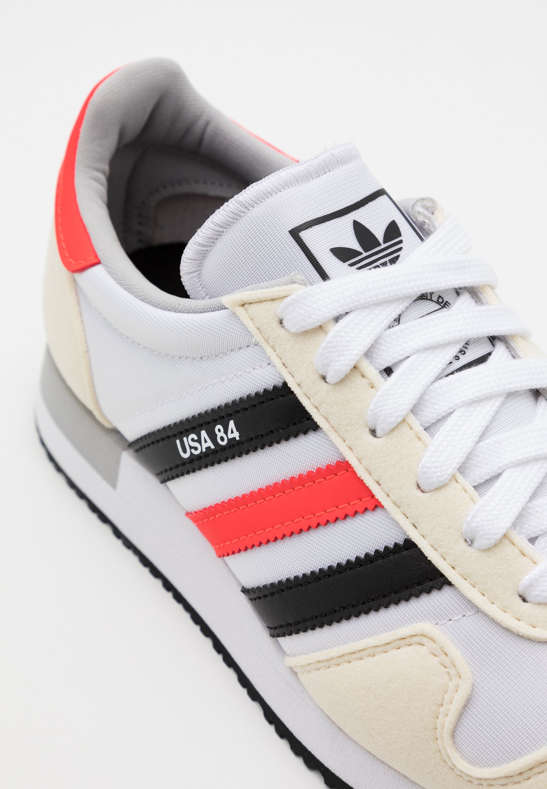 adidas Originals USA 84 CLASSIC RUNNING SPORTS INSPIRED SHOES UNISEX -  Zapatillas - footwear white/core black/solar red/blanco - Zalando.es